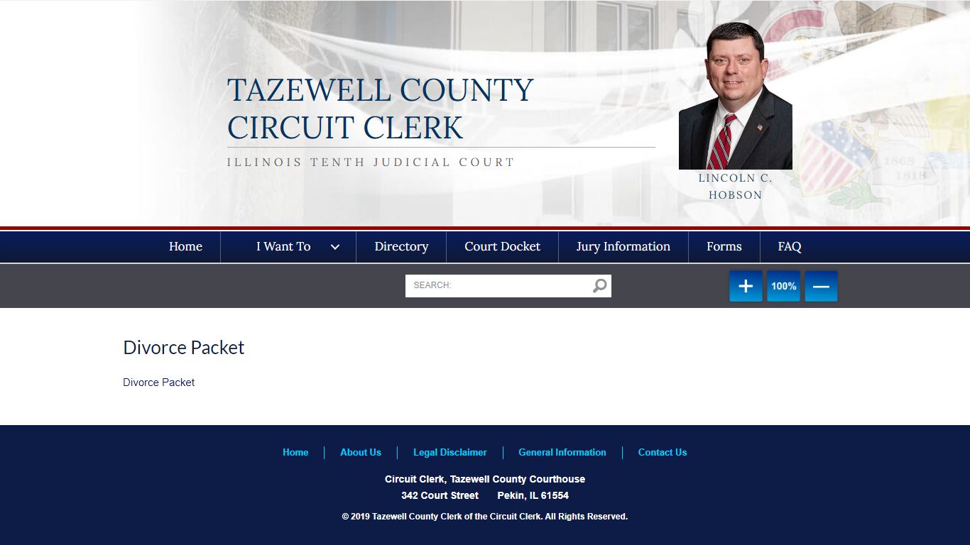 Divorce Packet - Tazewell County Circuit Clerk